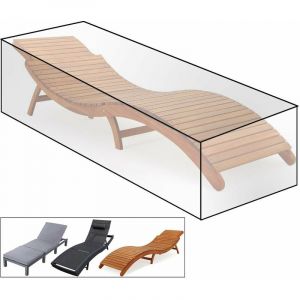 Housse de mobilier de jardin pour chaise longue étanche transparente 19_0000973