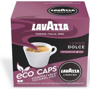 Lavazza Capsules de Café - A Modo Mio - Crema Lungo Dolcemente - Lot de 5