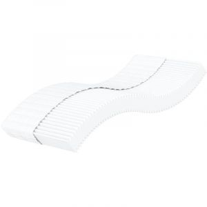 VidaXL Matelas en mousse blanc 100x220 cm dureté H2 H3, matelas de lit, matelas rafraîchissant, matelas souple, matelas simple, matelas de lit de jour