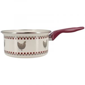 Menastyl Casserole en acier émaillé, GALLINA