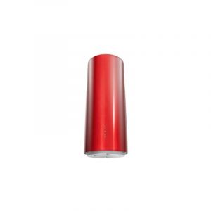 Azura home design Hotte aspirante îlot ORWICK ROUGE 40 cm