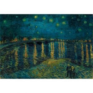 Clementoni Puzzle Compact 1000 pièces : Van Gogh : La nuit étoilée