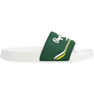 Pepe Jeans Garçon Slider Origin B Chaussures, Vert forêt, 40 2/3 EU