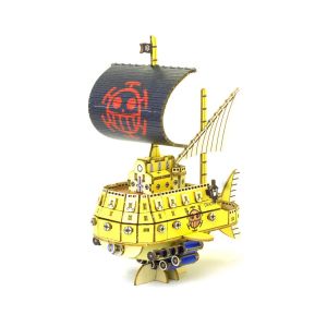 ONE PIECE - Law's Submarine - Wood Model Kit 16cm - Kito Art Maquette Manga / Pop culture - BM-245478