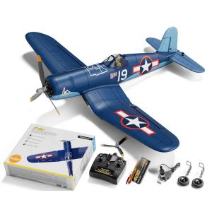 Volantex Avion F4U Corsair Bleu 4CH 500MM Brushless avec Gyro - RTF