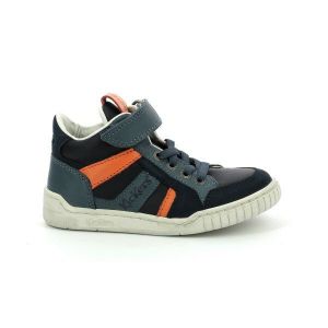 Kickers Wincky Cdt, Sneakers Hautes Garçon, Marine, 30