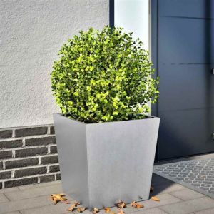 VidaXL Jardinière 50x50x50 cm acier galvanisé