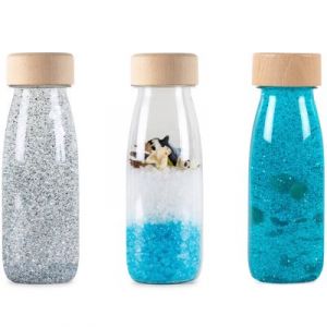 Lot de 3 bouteilles sensorielles Glace