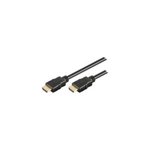 Cordon High Speed HDMI with Ethernet Noir (0.5 mètre)