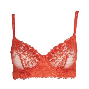 HUIT soutien-gorge armatures en dentelle Brandy Orange - Taille 85B