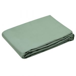Stof Drap Plat - Taille 180x290 cm - Qualité Percale de Coton - 100% Coton certifié Oeko-Tex - Couleur Vert - Modèle Elysée - Linge de lit pour Maison - Doux et Confortable