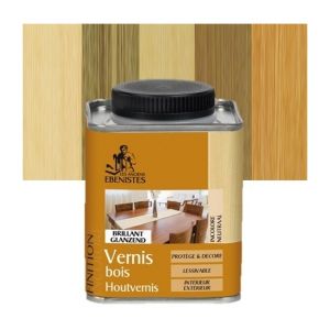 Image de Les Anciens Eb&eacute;nistes VERNIS BOIS BRILLANT 1L CHENE FONCE - ch&ecirc;ne fonc&eacute;
