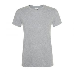Sol's Pack 5 Tee Shirt Femme Col Rond Regent Gris clair melange 01825 - Taille M