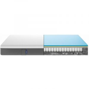 Matelas Emma Hybride V1 - 90 x 200 cm - ressorts ensachés - 3 mousses spéciales - épaisseur 25 cm