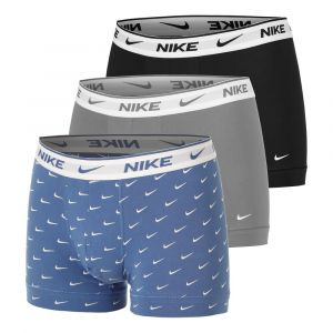 Nike Boxers Everyday Cotton Stretch Pack De 3 - Astronomy Blue/vert/noir, pointure X-Large - ['Bleu', 'Vert', 'Noir'] - Taille X-Large