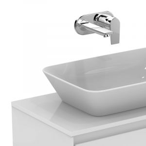 Ideal Standard Plan pour installation vasque 130,4 x 44,2 cm Blanc laqu&eacute; - CONNECT AIR