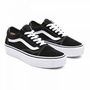 Vans Chaussures Old Skool Platform noir pur blanc - 44.5