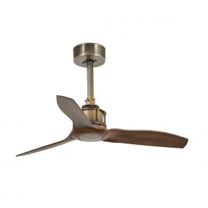 Faro 33428 - Ventilateur de plafond JUST FAN marron/or