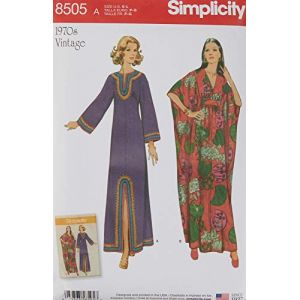 Simplicity Patron 8505.a - caftans vintage années 70