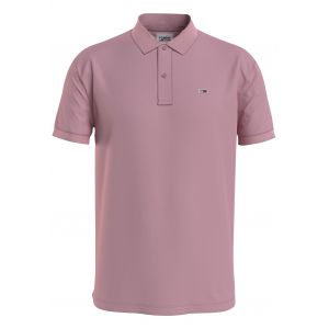 Tommy Hilfiger Polo slim piqué stretch Rose Tommy Jeans