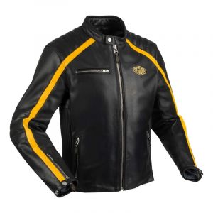 Segura Blouson cuir Formula noir/jaune- 3XL