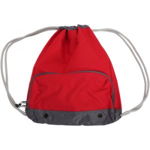 Bagbase Athleisure - Lot de 2 sacs de gym hydrofuge &agrave; cordon ATHLEISURE (Taille unique) (Rouge) - UTBC4341