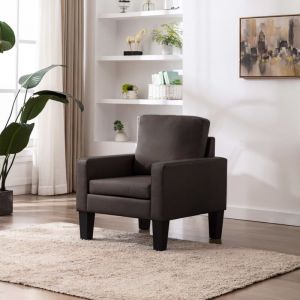 Image de VidaXL Fauteuil Similicuir Marron