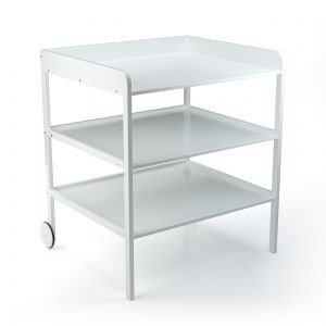 Geuther Commode table à langer Clara XL bois blanc