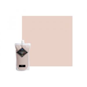 Peinture acrylique lessivable velours BARBOUILLE - Pour murs et plafonds - 1L - Rose J&eacute;sus