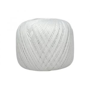 Coton &agrave; crocheter Cabl&eacute; 5 - Distrifil - Oeko-Tex 01 Blanc - 01 Blanc