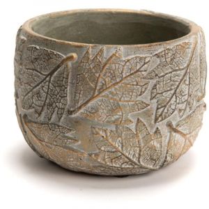 Amadeus Cache pot Feuille doré petit modèle