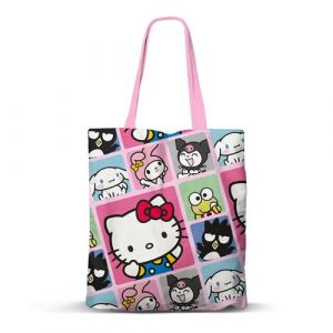 Karactermania Sanrio Hello Kitty Panels-Sac de Courses Shopping FAN, Multicolore, 33 x 40 cm
