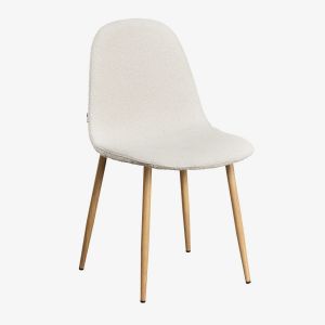 Pack de 4 chaises de salle &agrave; manger Glamm Bois naturel