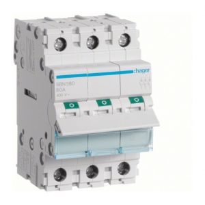 Hager Interrupteur 3P 80A SBN380