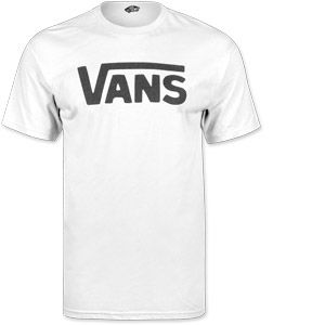 Image de Vans T-shirt Classic (white/black) Homme Blanc, Taille S