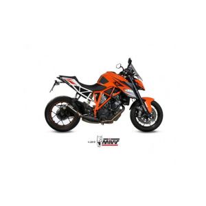 Mivv Silencieux MK3 Acier Noir/Casquette Inox KTM 1290 Superduke