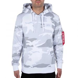 Alpha industries Sweat &agrave; Capuche Back Print Camo XL White Camo