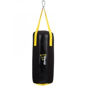 Avento Sac de boxe 20 kg toile 100 cm noir 6-pièces noir