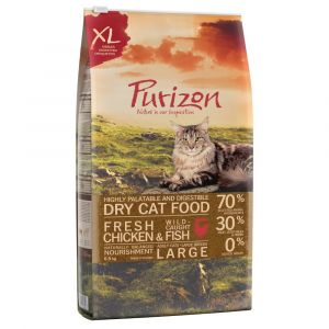 Purizon 400g Large Adult poulet, poisson sans céréales - Croquettes pour chat