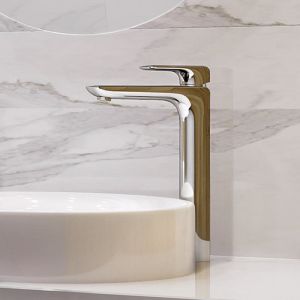 Kludi AMEO Mitigeur de lavabo à bec haut, 412960575,