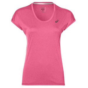 Image de Asics Maillot Femme Capsleeve - Large Pixel Pink