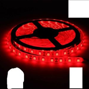 Image de Optonica Ruban led étanche IP54 14,4W/m DC12V 30LED/m longueur 5m - Rouge