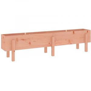 VidaXL Lit surélevé de jardin 160x30x38 cm bois douglas massif, lit surélevé, lit de fleurs surélevé, jardinière surélevée, lit de jardin