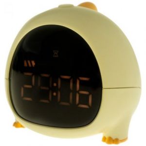 Réveil - Mary's - Petit dino - Jaune - Batterie 1200mAh - Dimensions 86x102x84mm