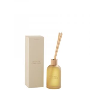 J-Line Diffuseur paraffine jaune h.27.5cm