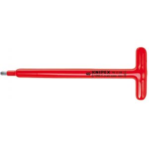 Knipex Tournevis pour vis à six pans creux avec poignée en T 250 mm - 98 15 05