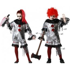 Atosa Déguisement clown gris enfant fille 10 a 12 años