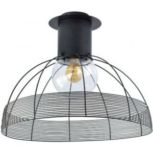 SEYNAVE Plafonnier de salle de bain Auguste IP44 E27 40W noir