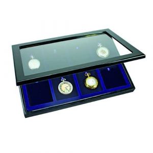 Safe ID - Articles de collectionneurs - Vitrine en Bois pour 8 Montres de Gousset 5907