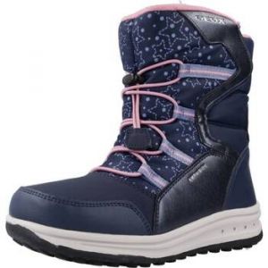 Geox Fille J Roby Girl B Abx A Bottes, Navy/Rose, 39 EU